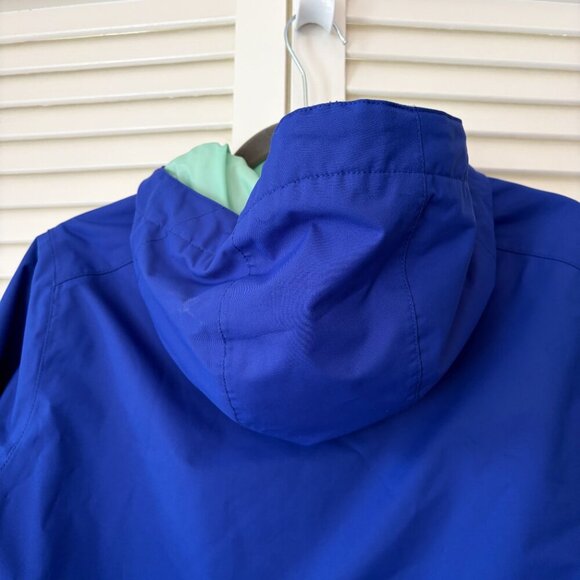 Burton women's Horizon snowboard jacket small blue mint hooded Mountain Dew - Picture 7 of 13